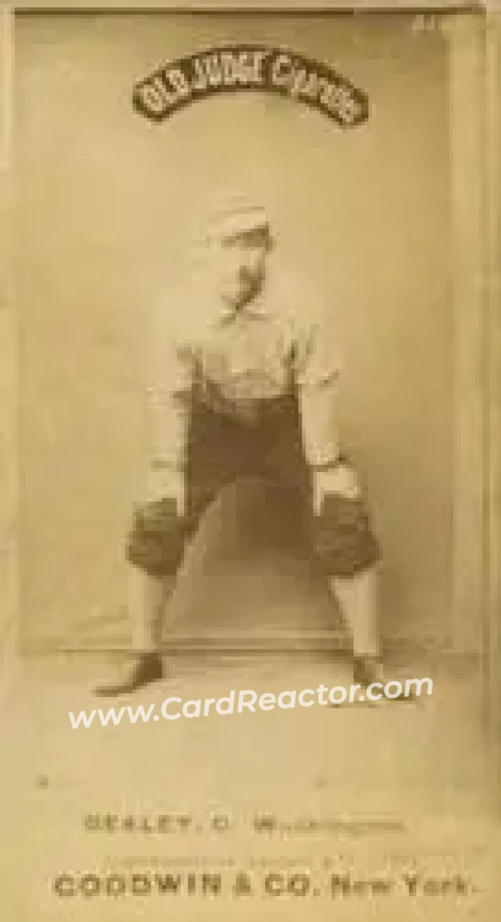 1887-90 Old Judge (N172) #NNO - Pat Dealy - Washington Nationals
