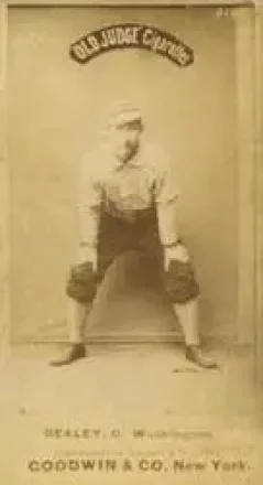 1887-90 Old Judge (N172) #NNO - Pat Dealy - Washington Nationals