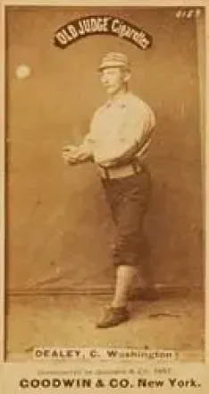 1887-90 Old Judge (N172) #NNO - Pat Dealy - Washington Nationals