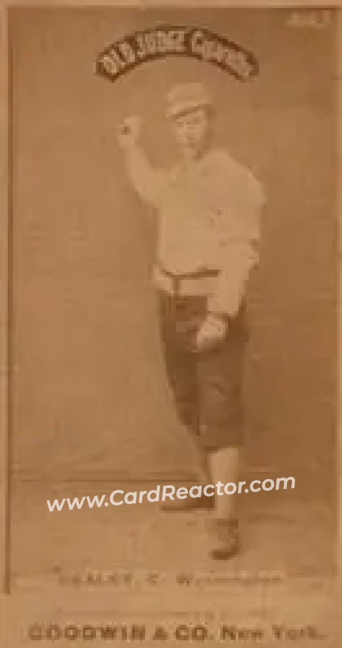 1887-90 Old Judge (N172) #NNO - Pat Dealy - Washington Nationals - Front