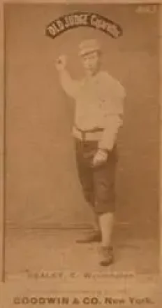 1887-90 Old Judge (N172) #NNO - Pat Dealy - Washington Nationals