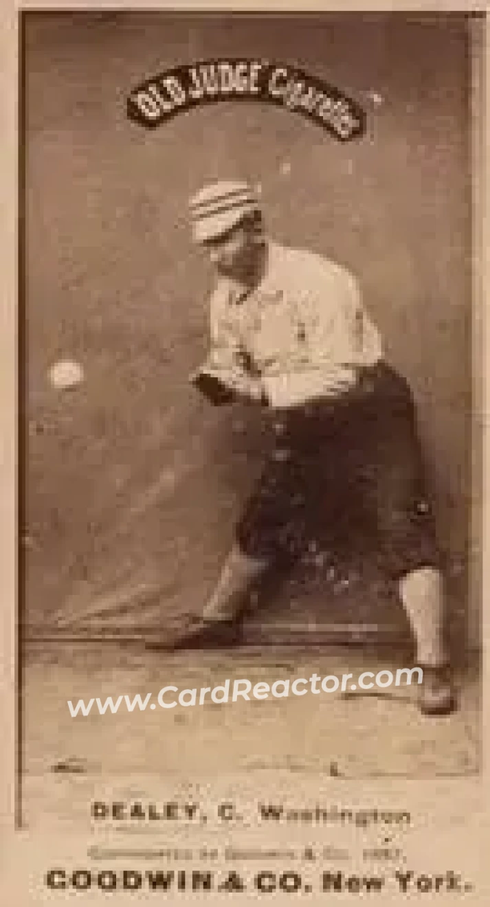 1887-90 Old Judge (N172) #NNO - Pat Dealy - Washington Nationals