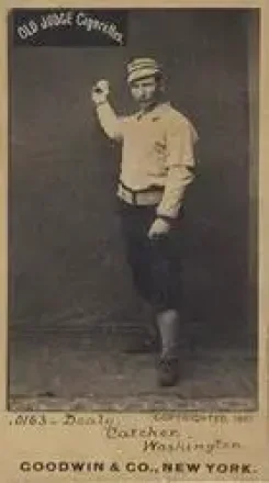 1887-90 Old Judge (N172) #NNO - Pat Dealy - Washington Nationals