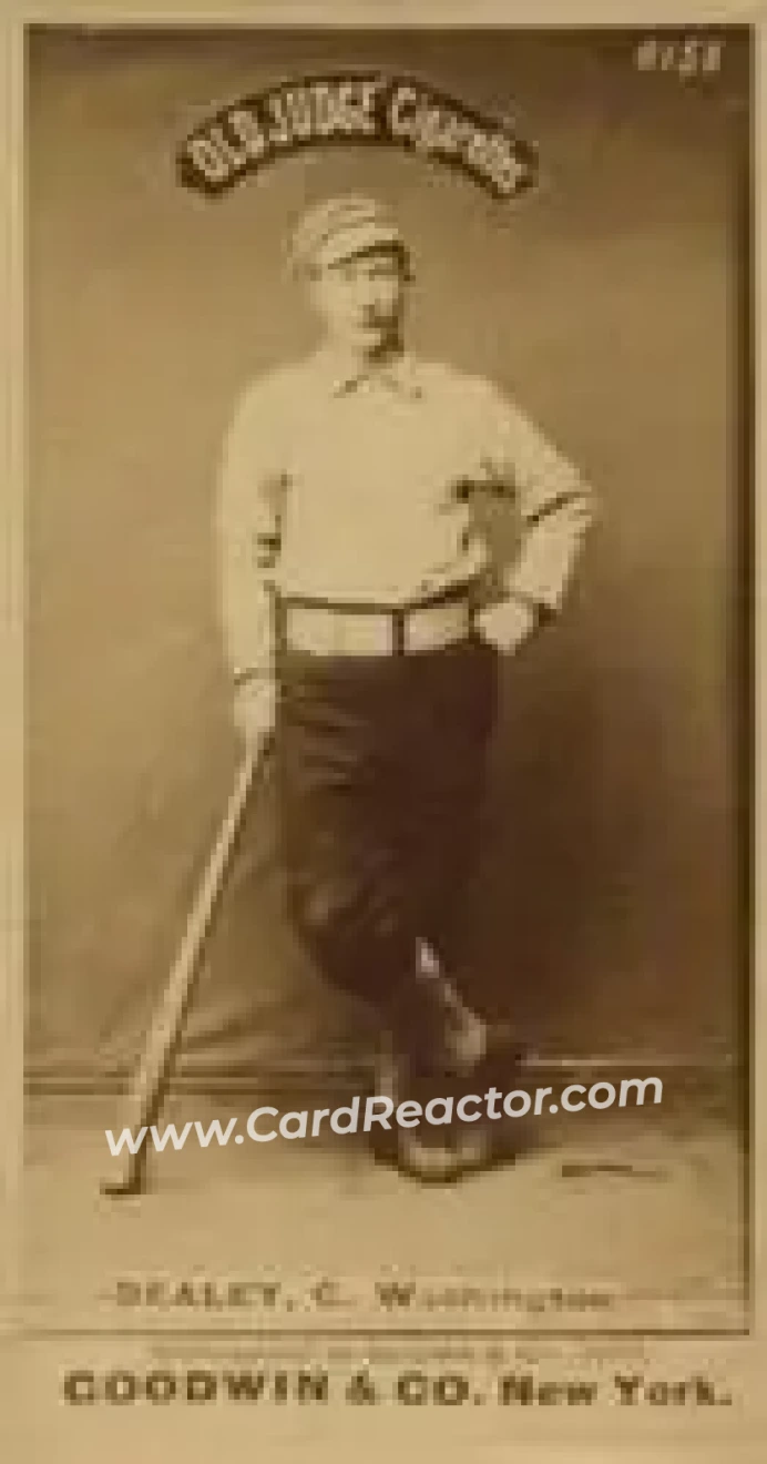 1887-90 Old Judge (N172) #NNO - Pat Dealy - Washington Nationals