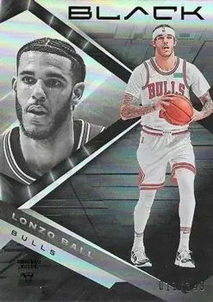 2021-22 Panini Black #4 Lonzo Ball