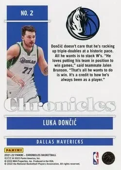 Back of Luka Dončić