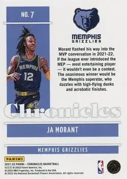 Back of Ja Morant