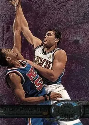 1997-98 Metal Universe #102 - Vitaly Potapenko - Cleveland Cavaliers