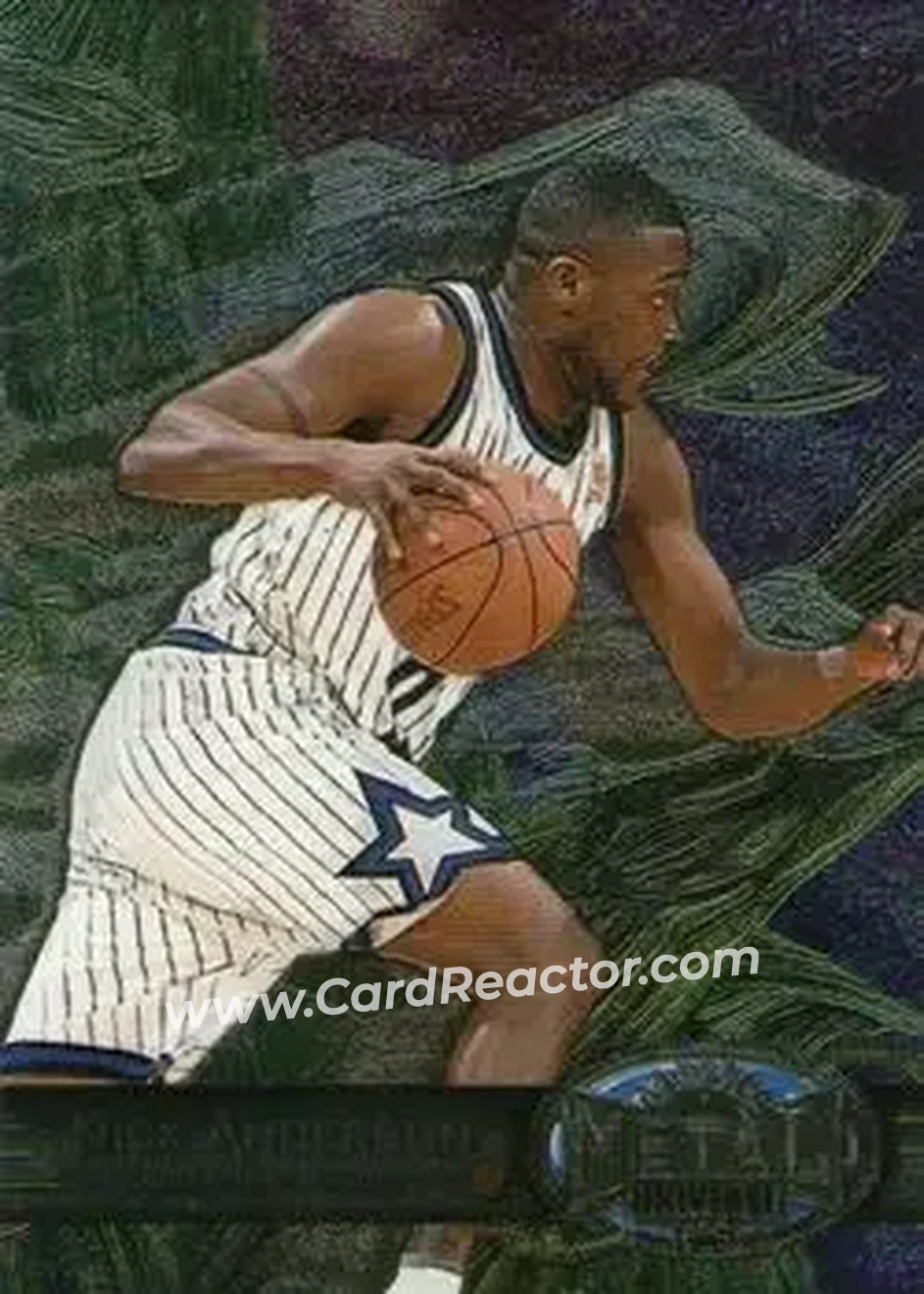 1997-98 Metal Universe #103 - Nick Anderson - Orlando Magic - Front