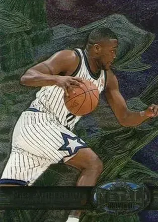 1997-98 Metal Universe #103 - Nick Anderson - Orlando Magic