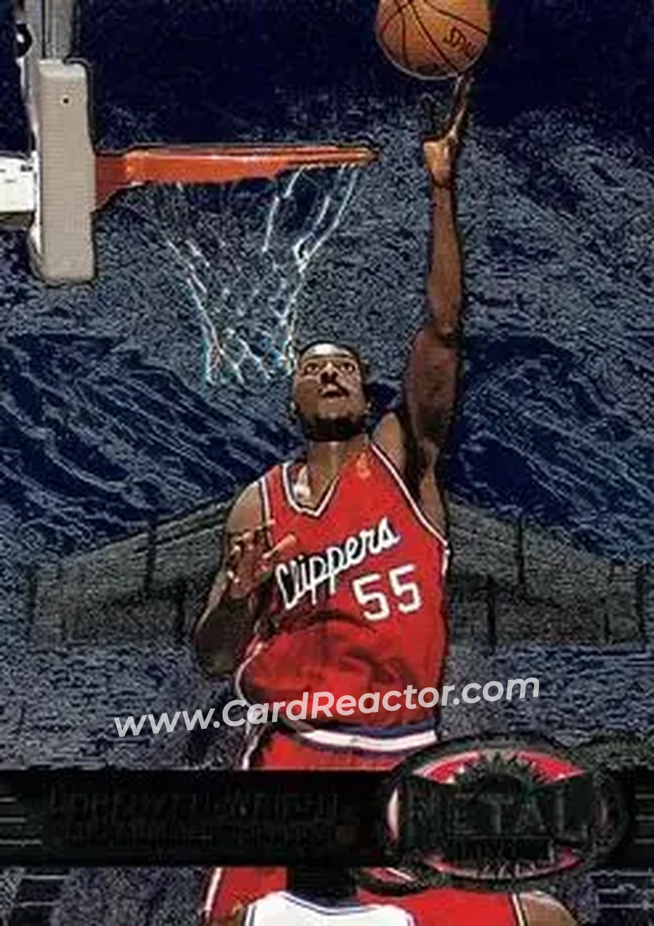 1997-98 Metal Universe #108 - Lorenzen Wright - Los Angeles Clippers - Front