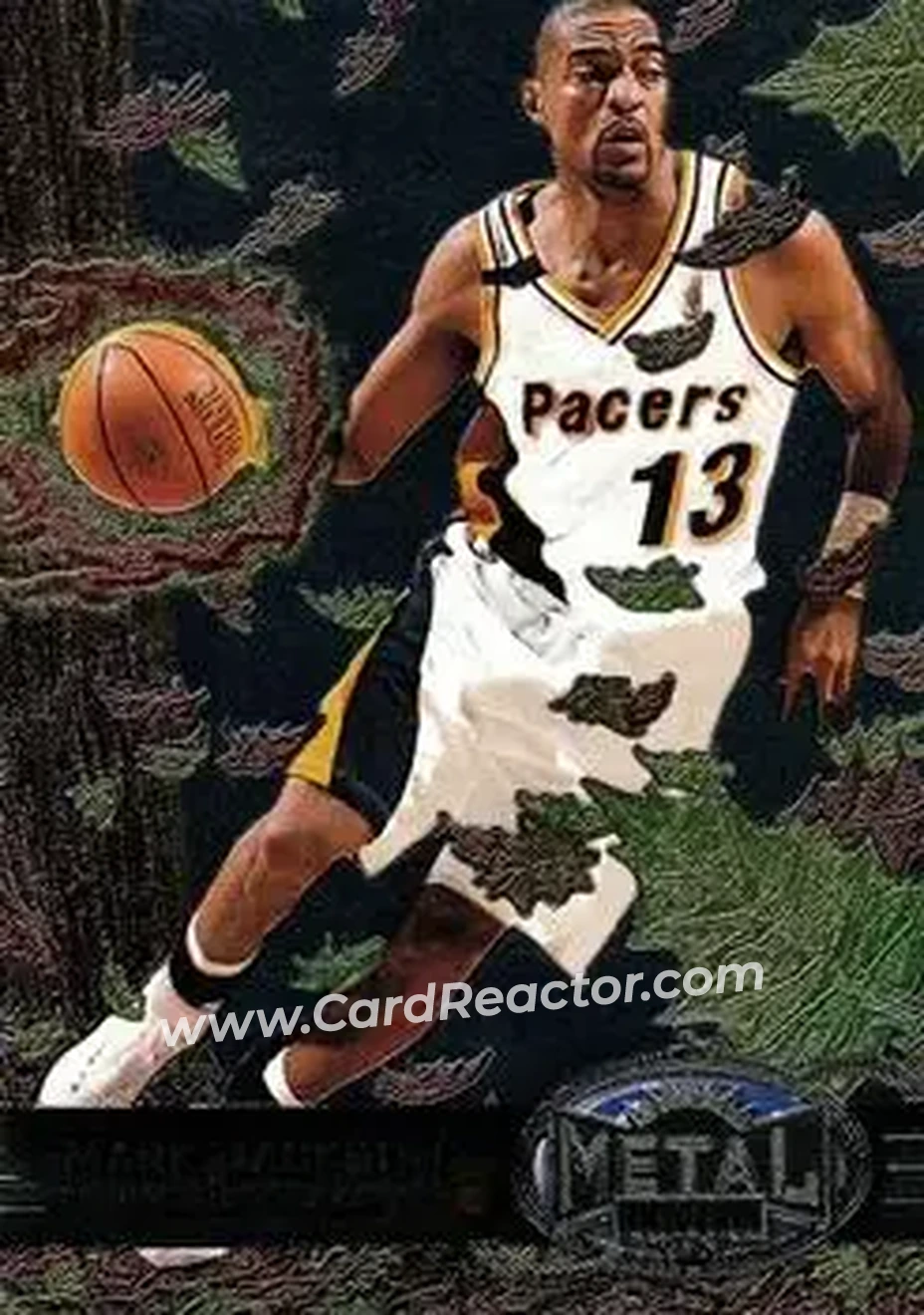 1997-98 Metal Universe #116 - Mark Jackson - Indiana Pacers - Front