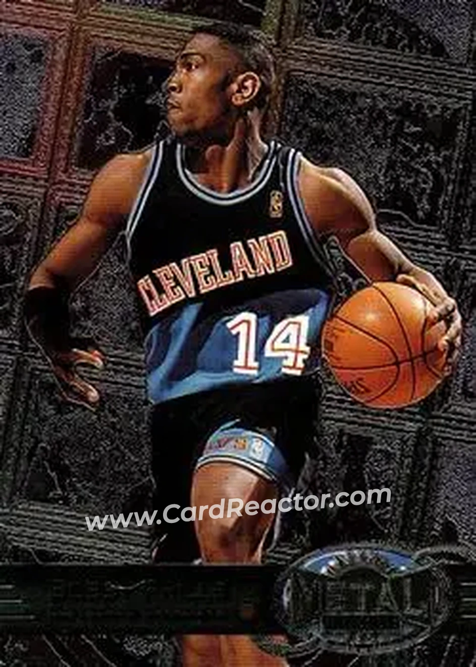 1997-98 Metal Universe #117 - Bobby Phills - Cleveland Cavaliers - Front