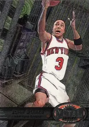 1997-98 Metal Universe #118 - John Starks - New York Knicks
