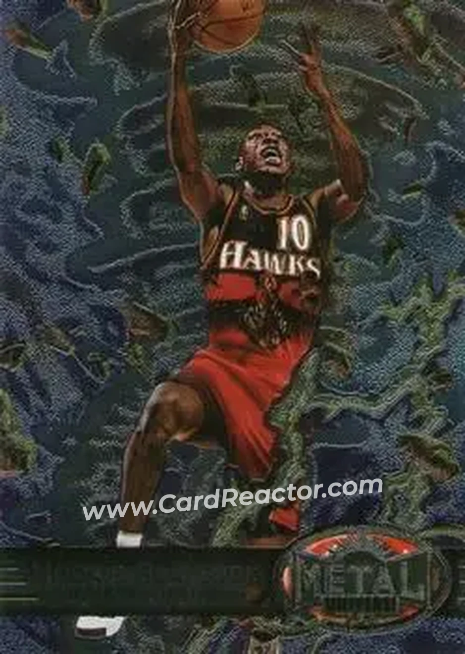 1997-98 Metal Universe #120 - Mookie Blaylock - Atlanta Hawks - Front