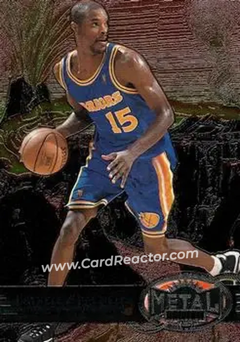 1997-98 Metal Universe #123 - Latrell Sprewell - Golden State Warriors - Front
