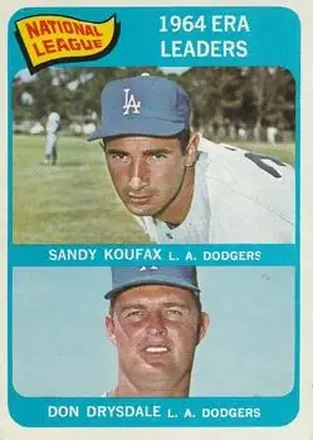 1965 O-Pee-Chee #8 - Card #8 - Los Angeles Dodgers