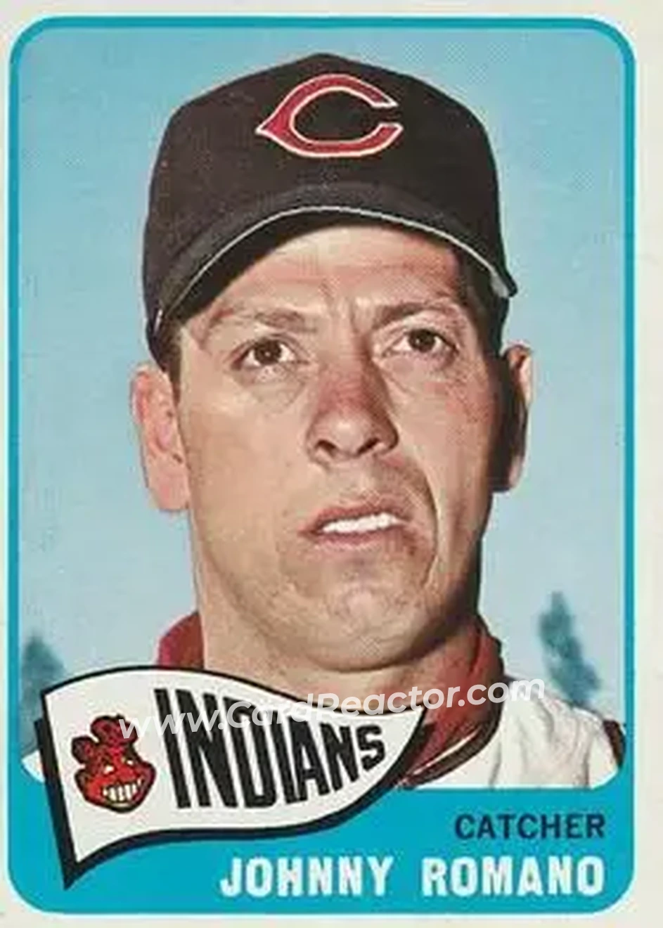 1965 O-Pee-Chee #17 - John Romano - Cleveland Indians - Front