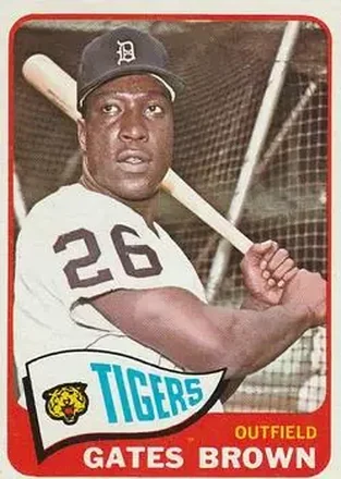 1965 O-Pee-Chee #19 - Gates Brown - Detroit Tigers
