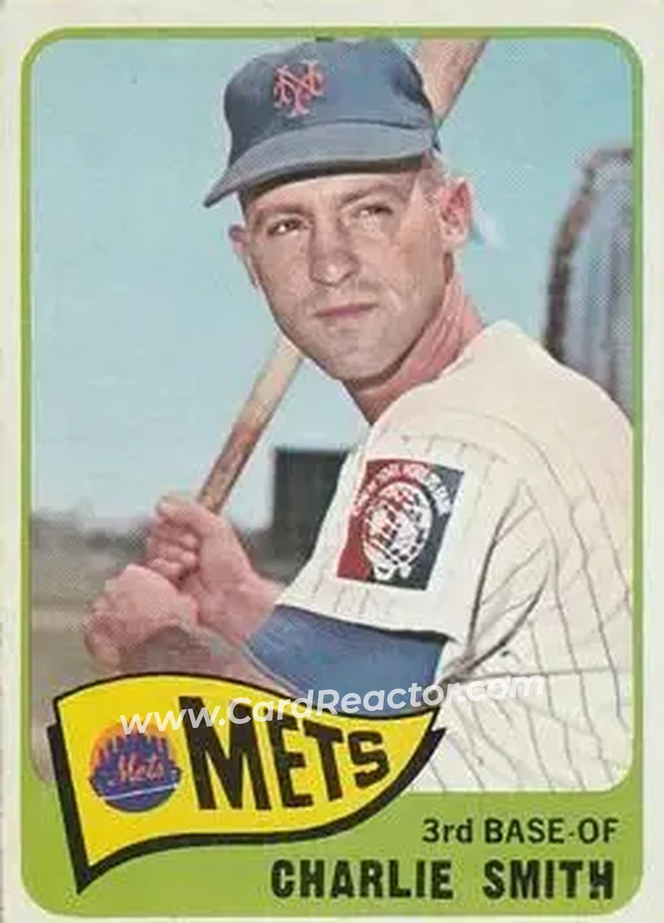 1965 O-Pee-Chee #22 - Charlie Smith - New York Mets - Front 1965 O-Pee-Chee #22 - Charlie Smith - New York Mets - Front