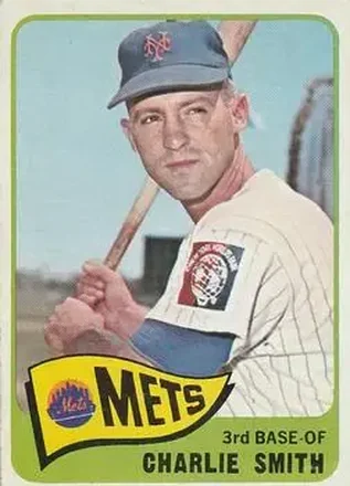 1965 O-Pee-Chee #22 - Charlie Smith - New York Mets 1965 O-Pee-Chee #22 - Charlie Smith - New York Mets