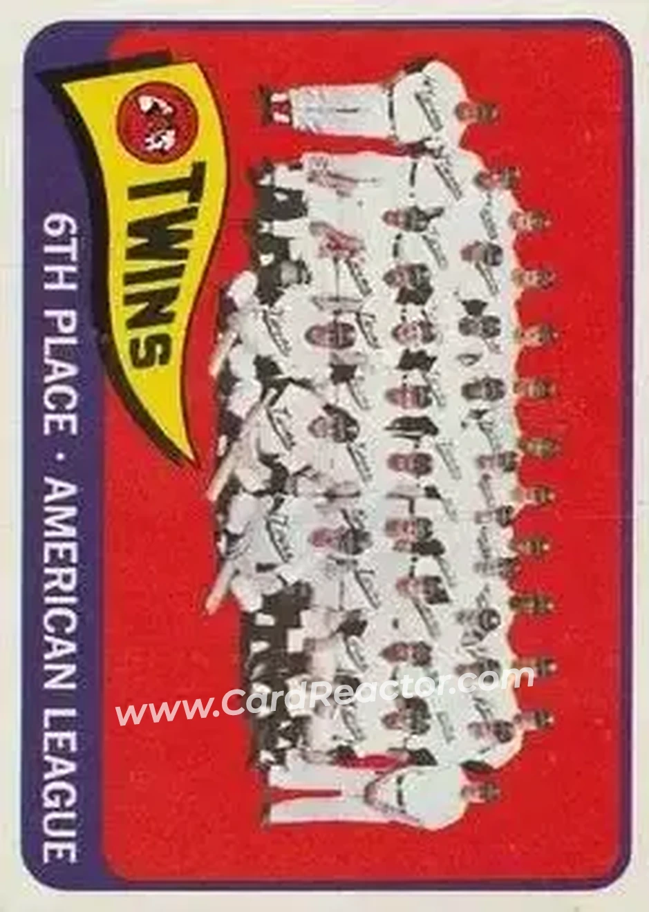 1965 O-Pee-Chee #24 - Card #24 - Minnesota Twins - Front
