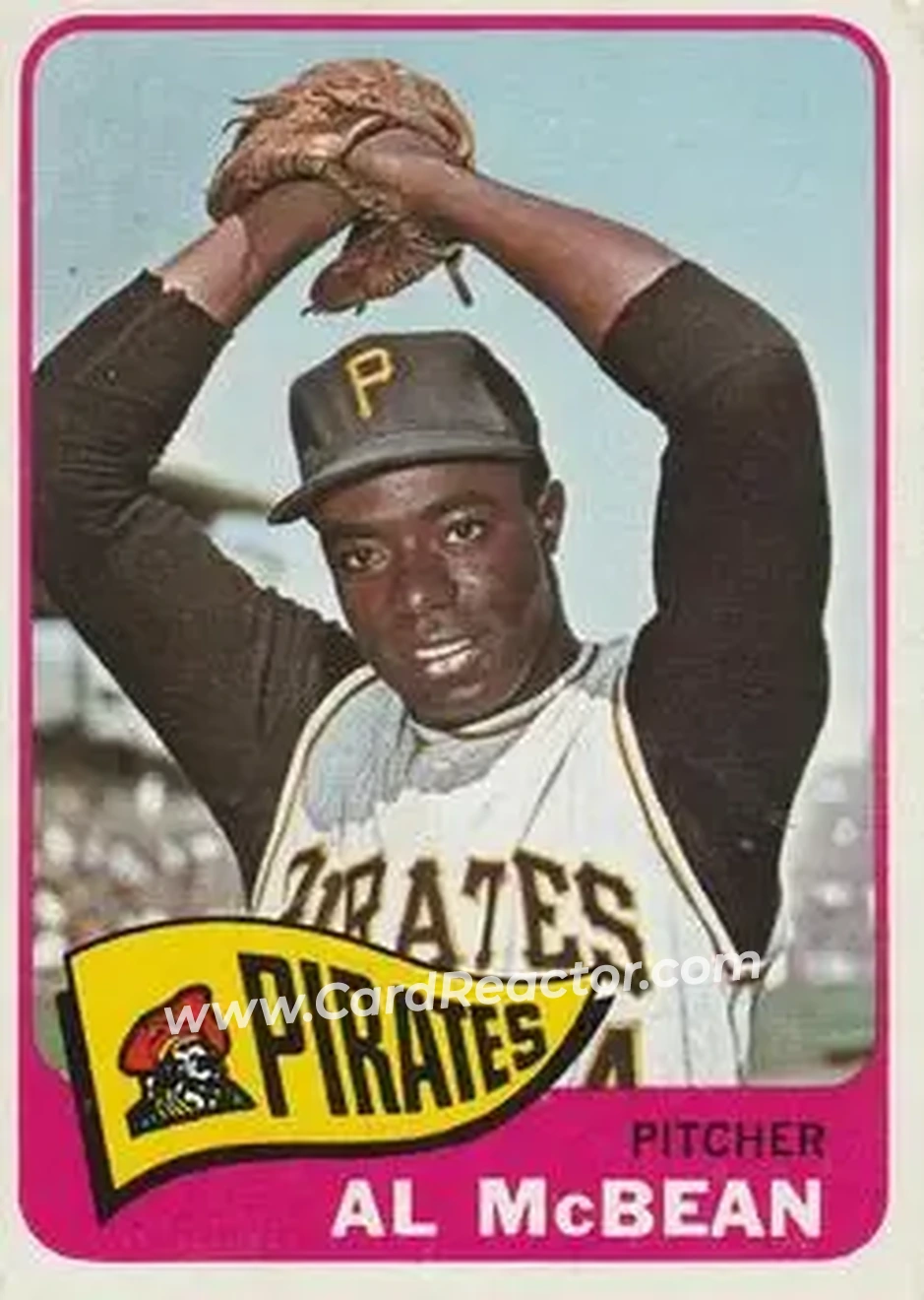 1965 O-Pee-Chee #25 - Al McBean - Pittsburgh Pirates - Front