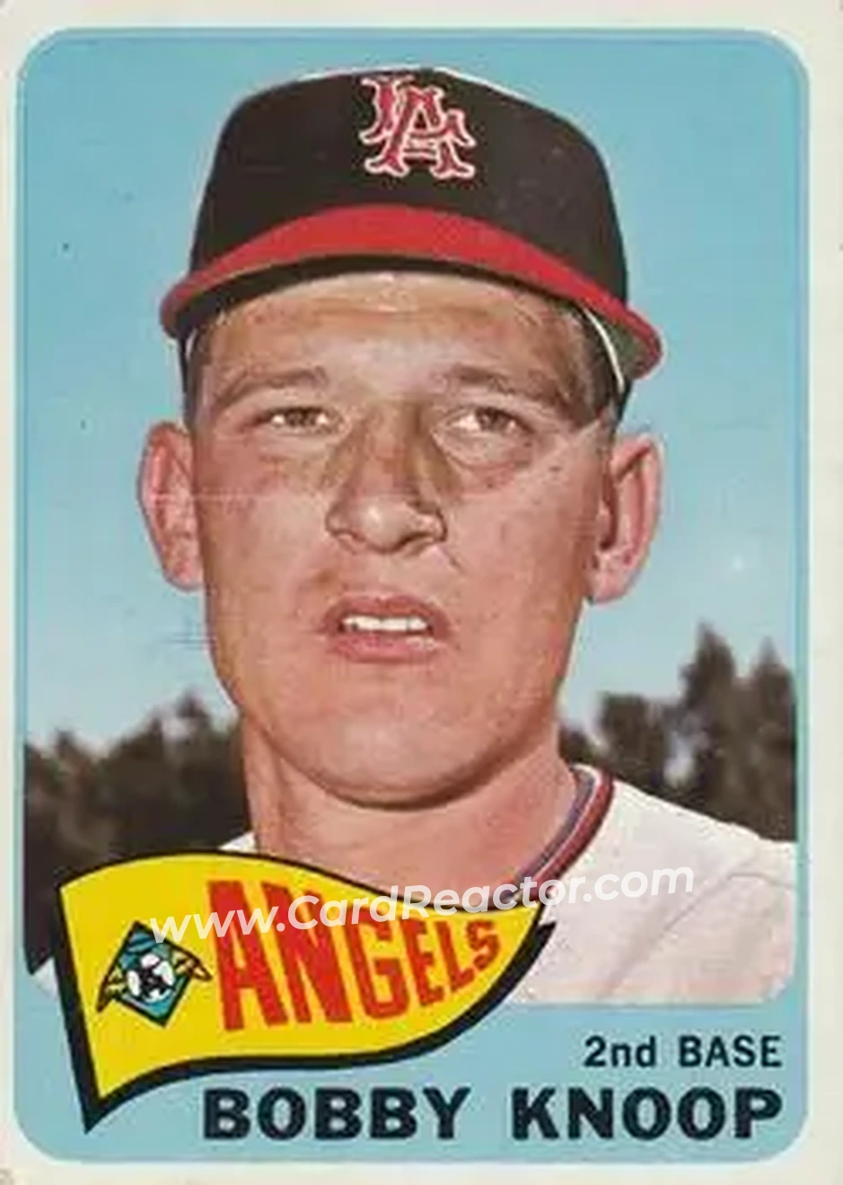 1965 O-Pee-Chee #26 - Bobby Knoop - Los Angeles Angels - Front