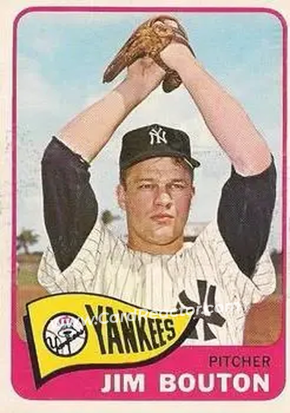 1965 O-Pee-Chee #30 - Jim Bouton - New York Yankees - Front