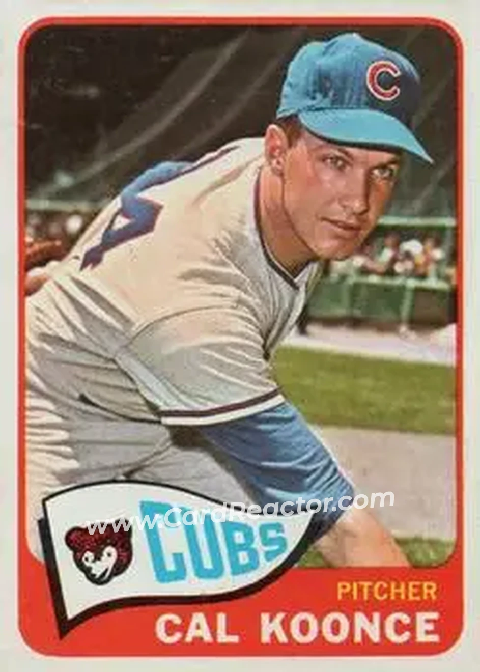 1965 O-Pee-Chee #34 - Calvin Koonce - Chicago Cubs - Front
