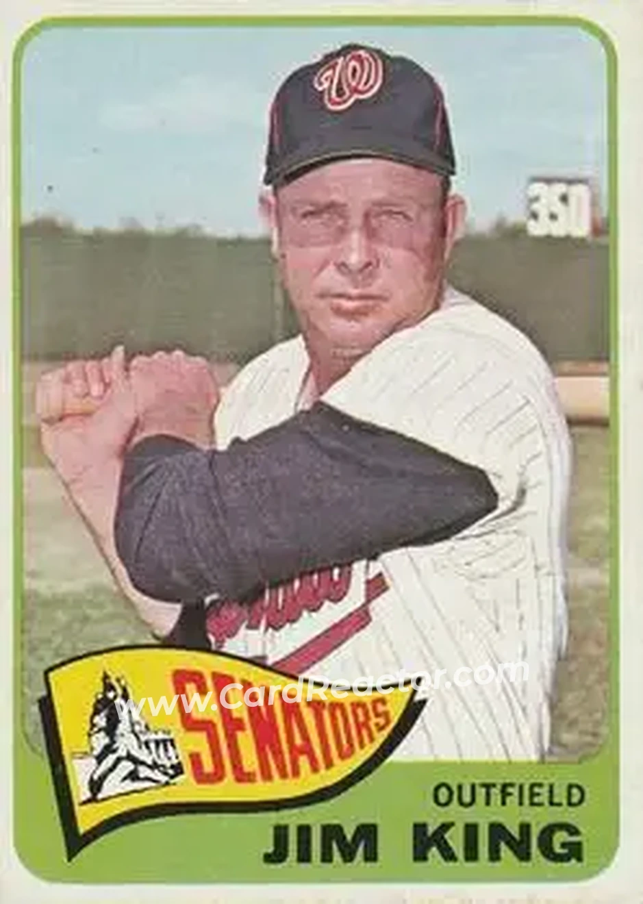 1965 O-Pee-Chee #38 - Jim King - Washington Senators - Front