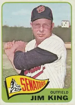 1965 O-Pee-Chee #38 - Jim King - Washington Senators 1965 O-Pee-Chee #38 - Jim King - Washington Senators