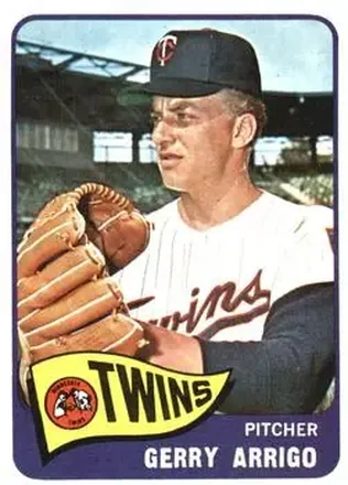 1965 O-Pee-Chee #39 - Gerry Arrigo - Minnesota Twins 1965 O-Pee-Chee #39 - Gerry Arrigo - Minnesota Twins