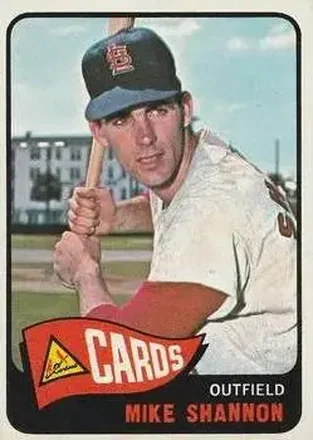 1965 O-Pee-Chee #43 - Mike Shannon - St. Louis Cardinals 1965 O-Pee-Chee #43 - Mike Shannon - St. Louis Cardinals