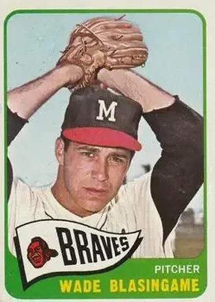 1965 O-Pee-Chee #44 - Wade Blasingame - Milwaukee Braves