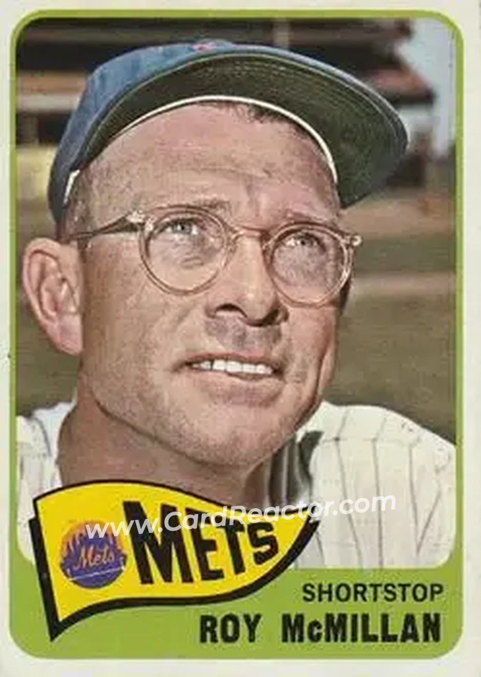 1965 O-Pee-Chee #45 - Roy McMillan - New York Mets - Front