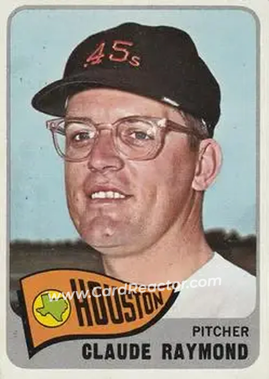 1965 O-Pee-Chee #48 - Claude Raymond - Houston Astros - Front
