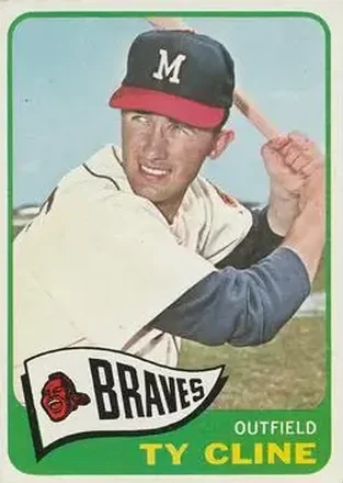 1965 O-Pee-Chee #63 - Ty Cline - Milwaukee Braves 1965 O-Pee-Chee #63 - Ty Cline - Milwaukee Braves