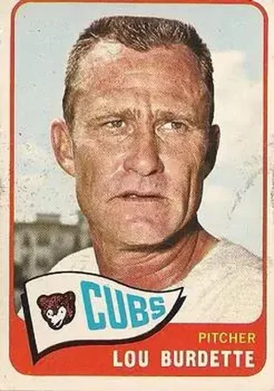 1965 O-Pee-Chee #64 - Lew Burdette - Chicago Cubs 1965 O-Pee-Chee #64 - Lew Burdette - Chicago Cubs