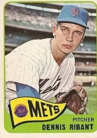 1965 O-Pee-Chee #73 - Dennis Ribant - New York Mets