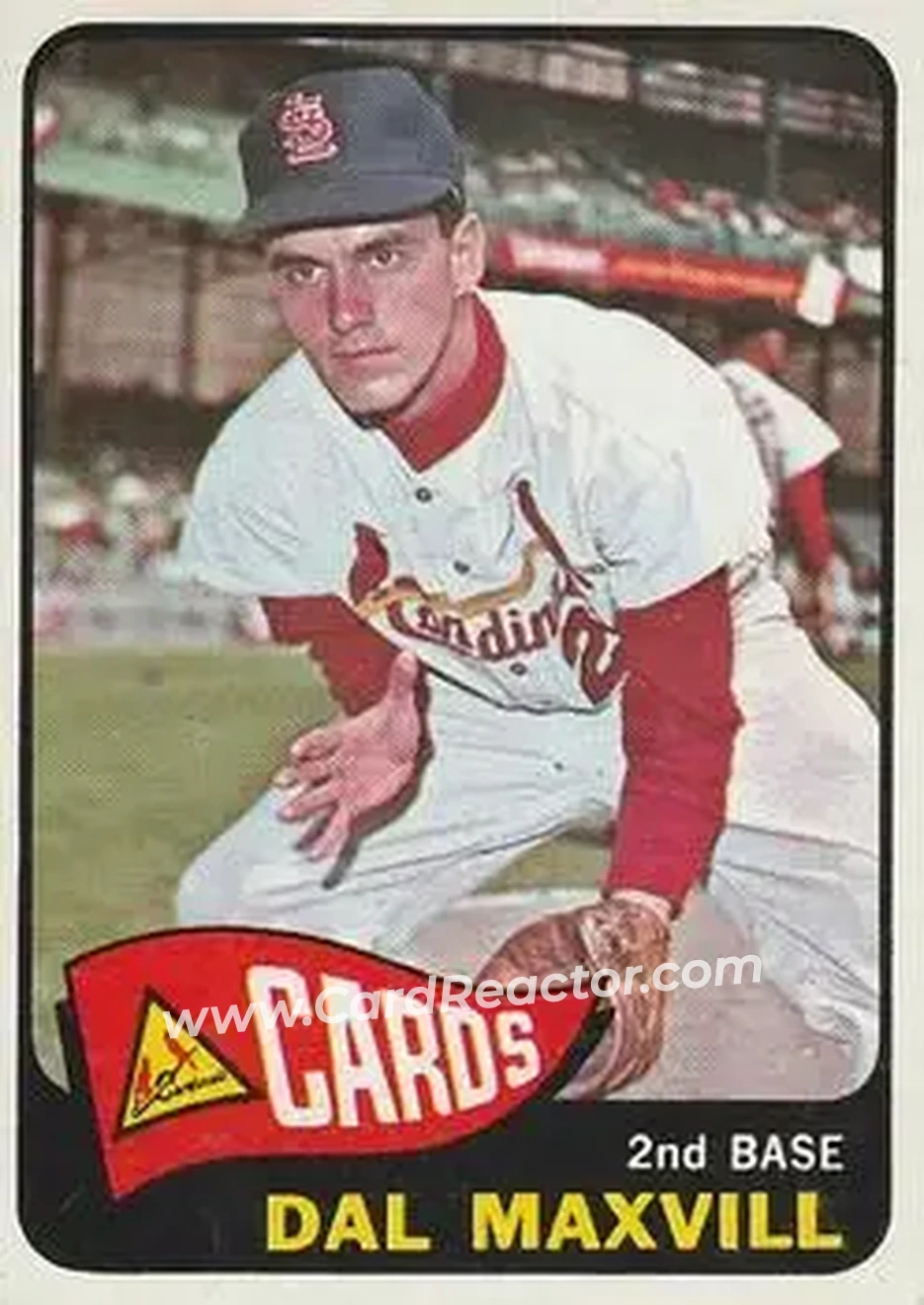 1965 O-Pee-Chee #78 - Dal Maxvill - St. Louis Cardinals - Front