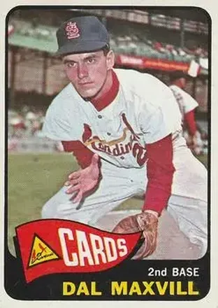 1965 O-Pee-Chee #78 - Dal Maxvill - St. Louis Cardinals