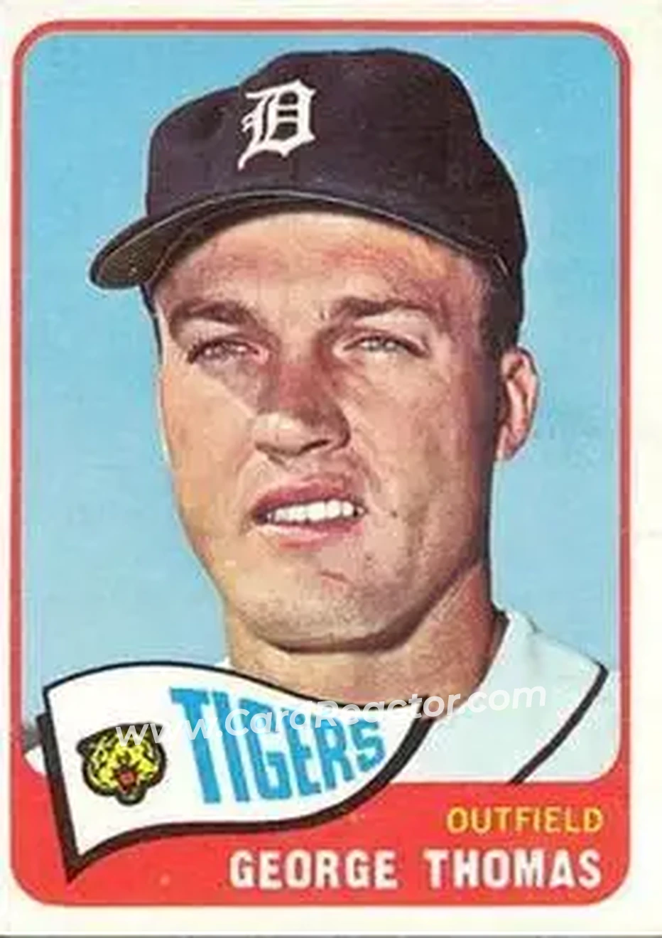 1965 O-Pee-Chee #83 - George Thomas - Detroit Tigers - Front 1965 O-Pee-Chee #83 - George Thomas - Detroit Tigers - Front