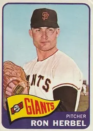 1965 O-Pee-Chee #84 - Ron Herbel - San Francisco Giants 1965 O-Pee-Chee #84 - Ron Herbel - San Francisco Giants
