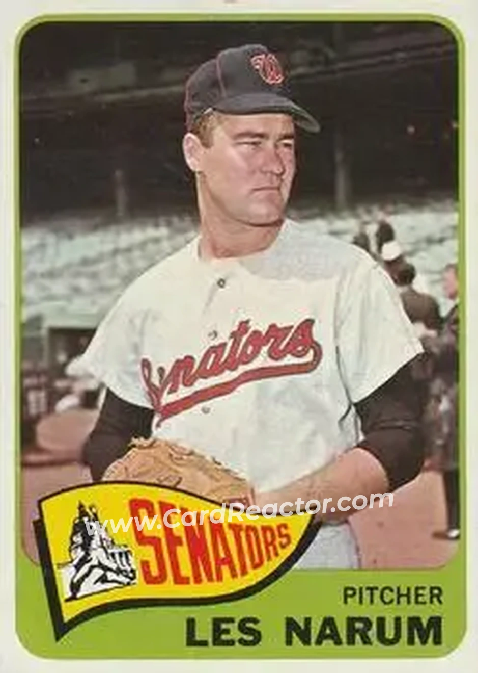 1965 O-Pee-Chee #86 - Buster Narum - Washington Senators - Front 1965 O-Pee-Chee #86 - Buster Narum - Washington Senators - Front