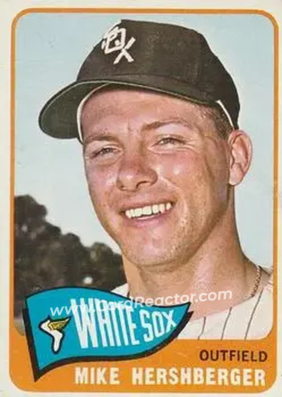 1965 O-Pee-Chee #89 - Mike Hershberger - Chicago White Sox - Front