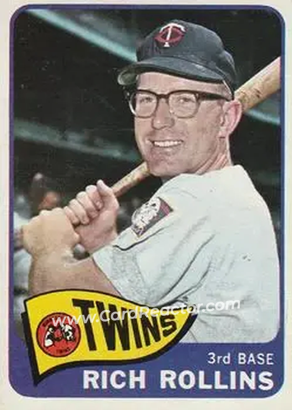 1965 O-Pee-Chee #90 - Rich Rollins - Minnesota Twins - Front