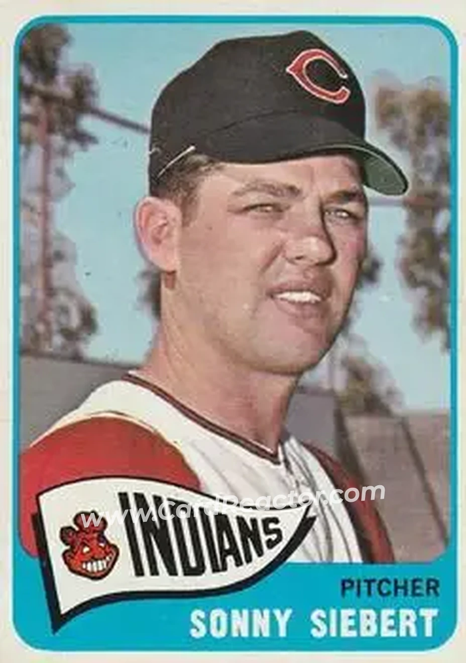 1965 O-Pee-Chee #96 - Sonny Siebert - Cleveland Indians - Front 1965 O-Pee-Chee #96 - Sonny Siebert - Cleveland Indians - Front