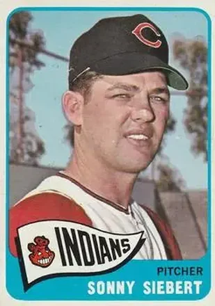 1965 O-Pee-Chee #96 - Sonny Siebert - Cleveland Indians