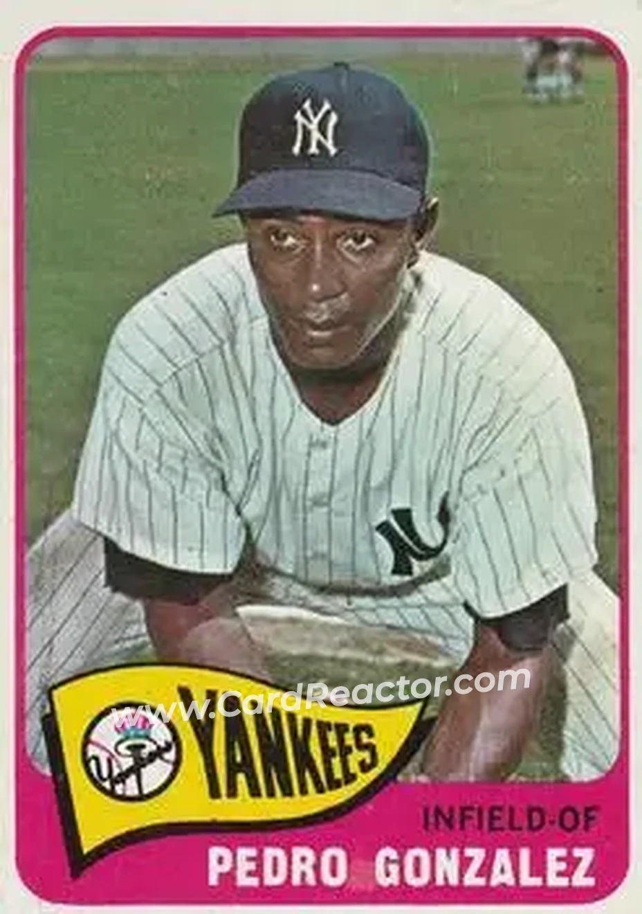 1965 O-Pee-Chee #97 - Pedro Gonzalez - New York Yankees - Front